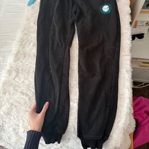 Men’s black jogger sweats- size M
